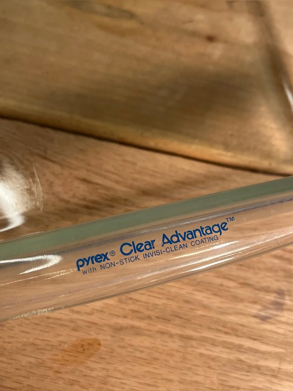 Vintage Pyrex Clear Advantage Non-Stick Glass 2Qt Baking Dish Open Box
